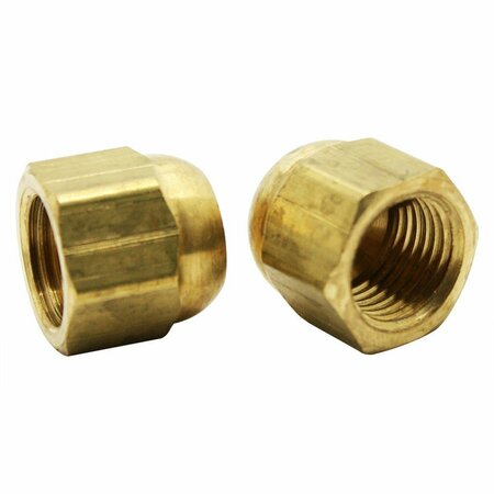 THRIFCO PLUMBING #40 5/16 Inch Brass Flare Cap 2/Pack 4401302